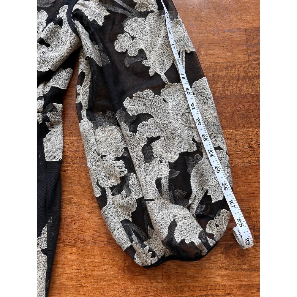 Maeve by Anthropologie dark gothic western BoHo floral Vintage style Dress M - Picture 12 of 15